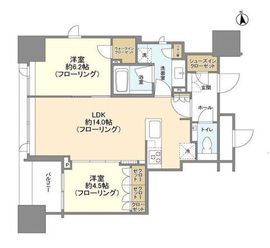 クラッシィハウス大手町ザ・スイート 3階 間取り図