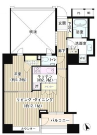 グランスイート虎ノ門 14階 間取り図