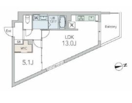 グランデュオ用賀6 (GranDuo Yoga6) 301 間取り図