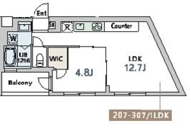 グランデュオ用賀6 (GranDuo Yoga6) 306 間取り図