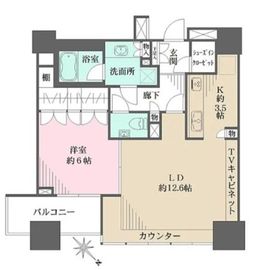 プライマリーナ山下公園グレーシアタワー 15階 間取り図