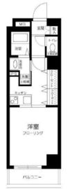 コスモグレイス新宿 4階 間取り図