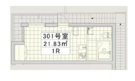 サザンビュー池尻 3階 間取り図