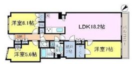 パークタワー東京イースト 9階 間取り図