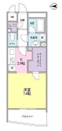 ディアレンス横濱沢渡 502 間取り図