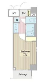 アピス渋谷神南 202 間取り図