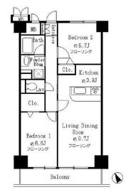 サンクレール高井戸 4階 間取り図