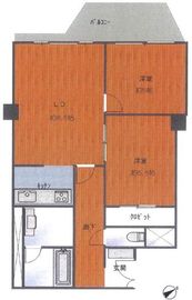 コープ野村一番町 6階 間取り図