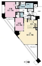 マジェスティハウス新宿御苑パークナード 3階 間取り図