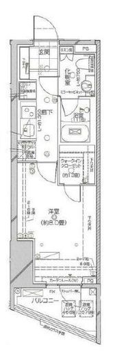 ピアース初台センティア 4階 間取り図
