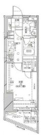 ピアース初台センティア 4階 間取り図