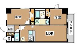 JU TOWER FRONT亀沢 (ジェーユータワーフロント亀沢) 501 間取り図