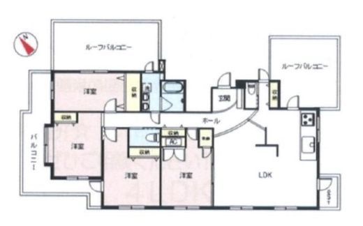 FOREST VIEW YAMATE 401 間取り図