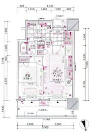ブランズ渋谷桜丘 18階 間取り図