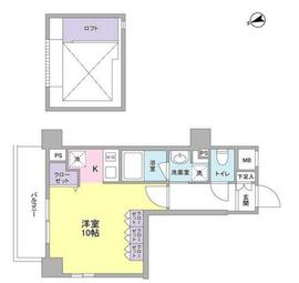 スタイリオ元住吉 801 間取り図