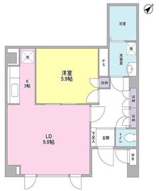 サンクレスト武井 104 間取り図