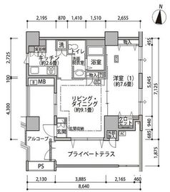 東雲キャナルコートCODAN 19-905 間取り図