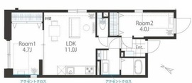 Crea渋谷初台 (クレア渋谷初台) 301 間取り図