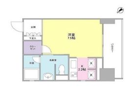 ウィスタリアマンション西新宿 1002 間取り図