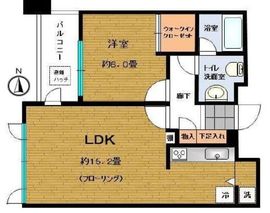 グランコピエ浅草雷門 2階 間取り図