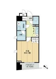 クオリア銀座3丁目 5階 間取り図