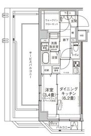 アイルプレミアム押上ノルド 7階 間取り図