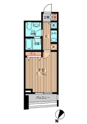 コンフォリア東日本橋 702 間取り図