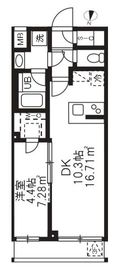 アジールコート板橋本町 204 間取り図