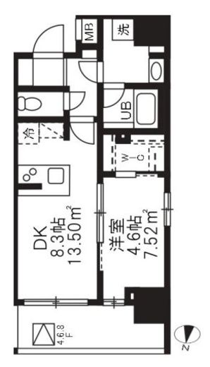 アジールコート板橋本町 705 間取り図