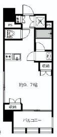 イクサージュ目黒 4階 間取り図