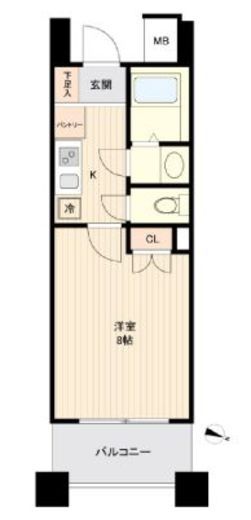 ドゥーエ板橋 702 間取り図