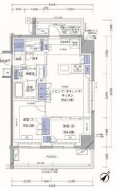 ラティエラ横濱大通り公園 205 間取り図