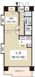 コアシティ中野坂上 1102 間取り図