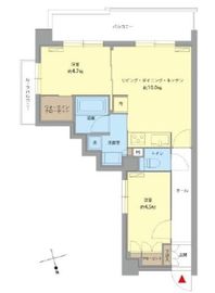 センチュリー表参道 5階 間取り図