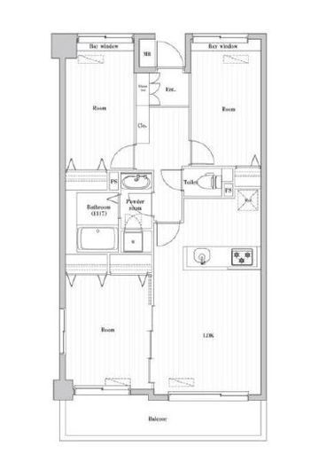 コンフォリア西荻北 305 間取り図