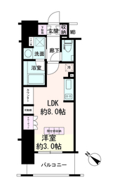デュオステージ横濱桜木町 4階 間取り図