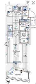 ガリシア新宿North 6階 間取り図