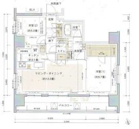 プライムスタイル広尾 9階 間取り図