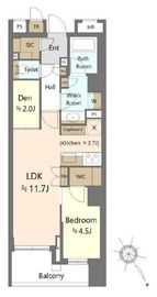 パークホームズ三軒茶屋一丁目 3階 間取り図