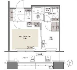 フォレストビュー護国寺 1002 間取り図