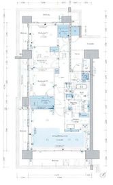 HARUMI FLAG SEA VILLAGE (晴海フラッグ シーヴィレッジ) 17階 間取り図