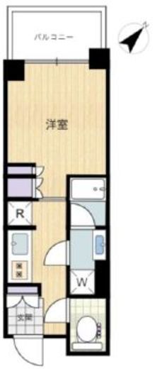 パークタワー勝どきミッド/サウス 10階 間取り図