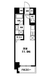 アールケープラザ横浜関内 5階 間取り図