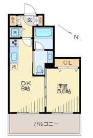 ライフレビュー横濱関内パークフロント 9階 間取り図