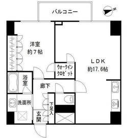 アーバンスタイル立川 706 間取り図