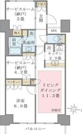 ブリリアイスト東雲キャナルコート 917 間取り図