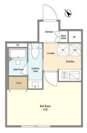 ウェルスクエア武蔵小山 403 間取り図