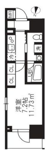 アジールコート板橋本町 703 間取り図