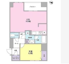 ラベール三越前 1003 間取り図