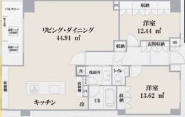 プレノ小石川 5階 間取り図